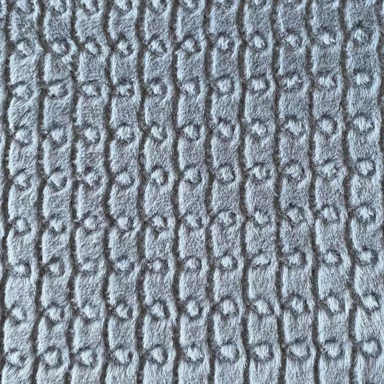 Solid and Sprayed Rabbit Fleece